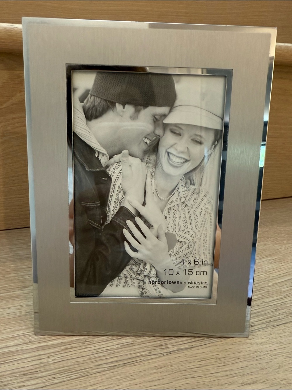 Brushed Silver 4x6 Photo Frame by Harbor Town